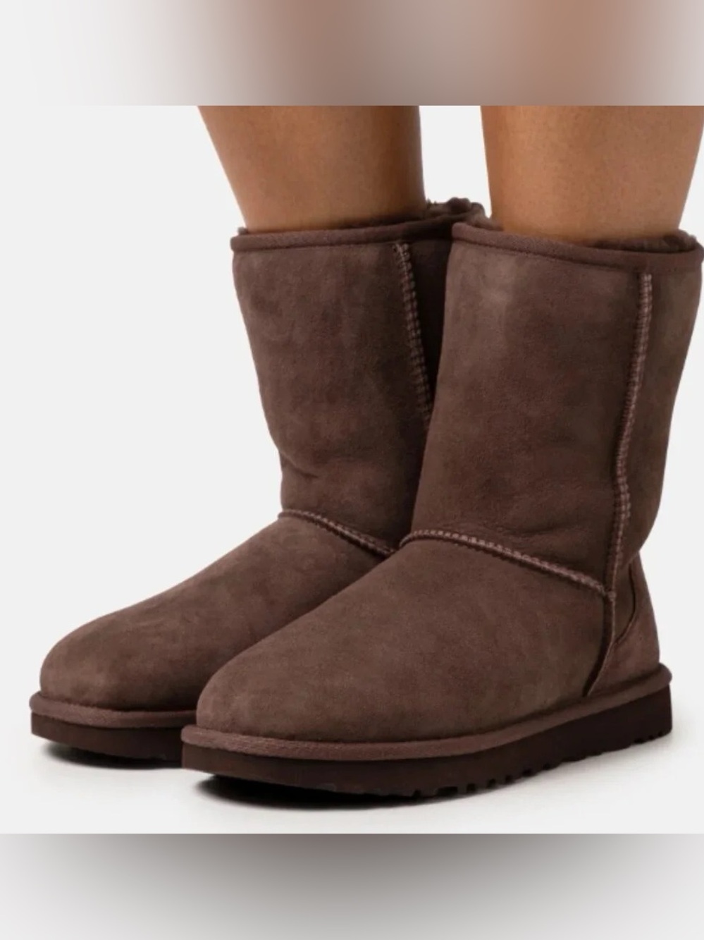 UGG 5825 Australia Classic Short Boots Women's Brown Suede Sheepskin